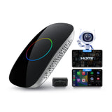 ATOTO KI-Box für kabelloses Apple CarPlay & Android Auto, 2 GB + 16 GB, YouTube, Netflix & Spotify, Dual-WLAN & Dual-Bluetooth, KI-Assistent, HDMI-Ausgang, USB, Plug & Play, OTA, Mini-OBD2, CB4CT, Sch