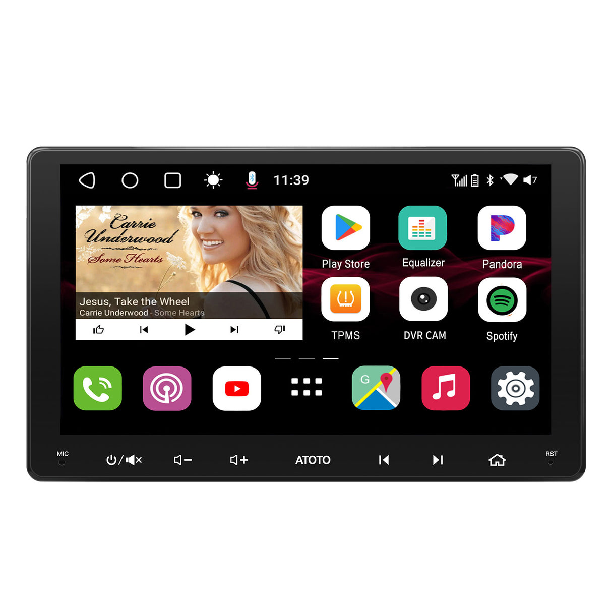 ATOTO S8U2099UL 9inch Touchscreen Double DIN Android Car Radio Stereo,