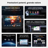 ATOTO A7G225PKL  Autoradio Double Din Android da 12,5", 8 Core, 4G+64G, 4G LTE/Wi-Fi/Bluetooth Tethering, Wireless CarPlay e Android Auto, Amplificatore e DSP Integrati, Sensore G