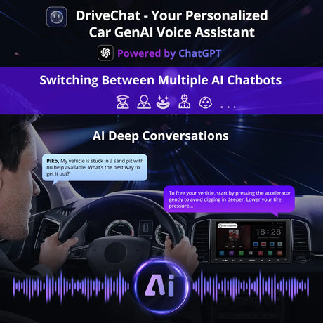 ATOTO 9in 2Din Android Car Radio Stereo Wireless Android Auto & CarPlay,Blutooth