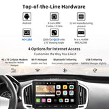 ATOTO S8G2099UN  9" QLED Double Din Android in-Dash Navigation, Wireless CarPlay & Android Auto, AI Voice Assistant, GPS Tracking, VSV&LRV, Built-in 4G LTE, 6G+128G, 4 * 49W Amp, 2 Bluetooth