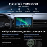 [12,5" QLED] ATOTO X10G125E Android-Autoradio mit 1 DIN & Doppel DIN, Floating-Display, KI-Vision, 7.1.2 Audio, 4V RCA, HDMI-IN, 8G+128G, 4G LTE