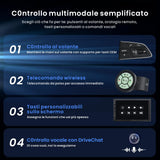 ATOTO X10G2B7E-R3 Autoradio Android 2 DIN 7" QLED – CarPlay e Android Auto Wireless, 4G LTE, Assistente Vocale AI