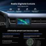 ATOTO X10G2B7E-R3 Autoradio Android 2 DIN 7" QLED – CarPlay e Android Auto Wireless, 4G LTE, Assistente Vocale AI