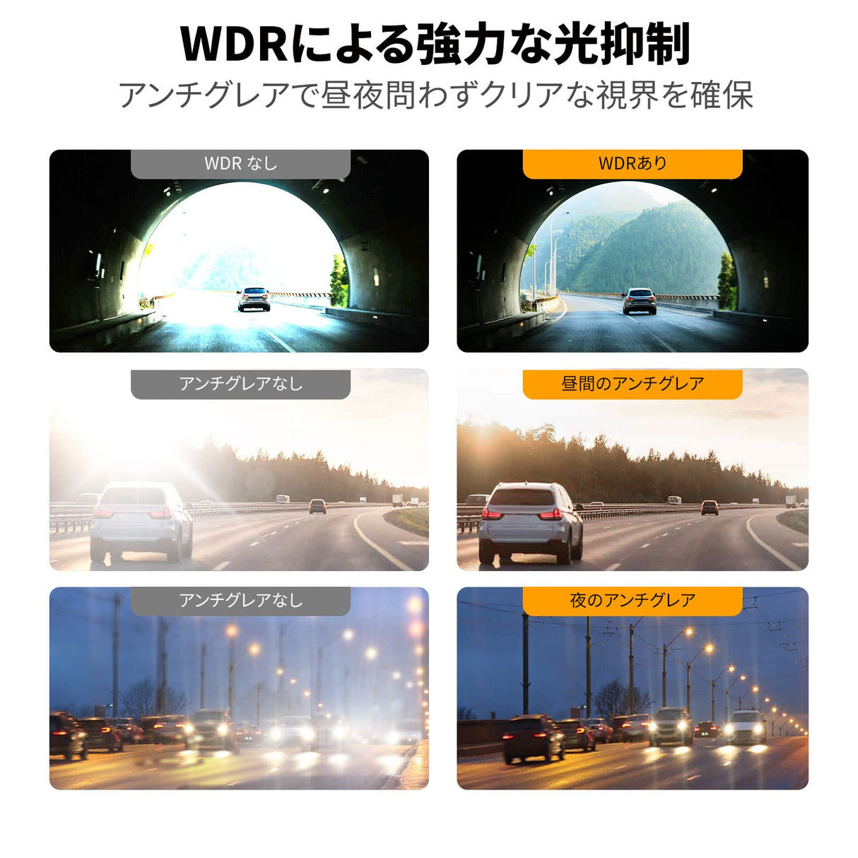 ATOTO AC-FCR01W HD 1080P フロントカメラ、150°広角、強光抑制、Gセンサー内蔵で、一部のATOTO X10 &amp; P8シリーズとのみ互換性があります