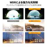 ATOTO AC-FCR01W HD 1080P フロントカメラ、150°広角、強光抑制、Gセンサー内蔵で、一部のATOTO X10 &amp; P8シリーズとのみ互換性があります
