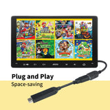 ATOTO AC-HBV86 Cavo adattatore da HDMI a USB A, 13.8cm/5.43 pollici, il collegamento di TV Box/Gamepad a dispositivi Android (serie X10 /P9 / A6 / S8), treaming di Serie TV, Film e Giochi