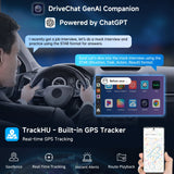 ATOTO CB6A-BK-S01 AI Box for CarPlay with Bluetooth OBD2 Scanner, 2025 Wireless CarPlay Adapter, YouTube, Plug & Play, AI Assistant, Dual Bluetooth, GPS Tracking, 4G LTE, 4GB+64GB