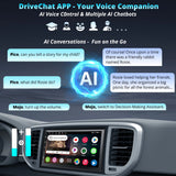 ATOTO A6G2B7PL 8-Core 4G+64G 7-Inch Android Double DIN Car Stereo, 4G LTE, Wireless CarPlay/Android Auto, QLED Touchscreen, WiFi/BT/USB Tethering, Dual Bluetooth, 36-Band EQ, AI Chat, DSP/LRV/SWC
