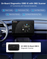 ATOTO CB4B-BK-S01 Adaptador CarPlay Inalámbrico, Caja CarPlay con Streaming de Video para iPhone y Android Auto, IA ChatGPT y Escáner OBD2, YouTube, Netflix, WiFi Dual, Actualizaciones OTA, Negro