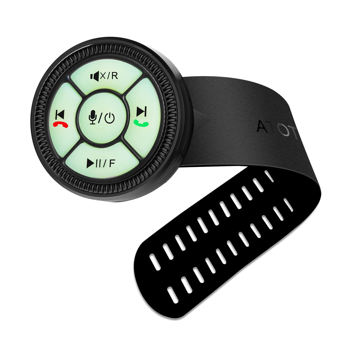 ATOTO AC-44F6 Telecomando wireless stile braccialetto con pulsanti luminosi, mappatura dei tasti, solo per ATOTO P5, P8, P9 stereo portatile per auto,non compatibile con le serie ATOTO A5/A6/F7/S8/X10
