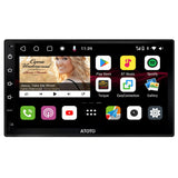 ATOTO S8 Premium Double-DIN Android Car Stereo Receiver, Wireless CarPlay & Android Auto, 7inch QLED Display, Split Screen, Dual Bluetooth with aptX HD, HD Rearview with LRV, SCVC and More, S8G2B74PM
