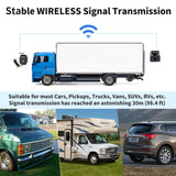 ATOTO WRC-HD10LR Wireless Backup Camera, 140° Wide Angle, AHD 720P Night Vision, Stable Signal for Cars/SUVs/Trucks