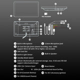 【RevcarX 】Android Autoradio Portatile with Telecamera Retrovisiva1080P, Tracciamento GPS,4G LTE, RevcarX 7 Pollici Schermo Per Auto cos CarPlay Senza Fili & Android Auto, 4G+32G Autoradio con Schermo, ,P907PR-S2