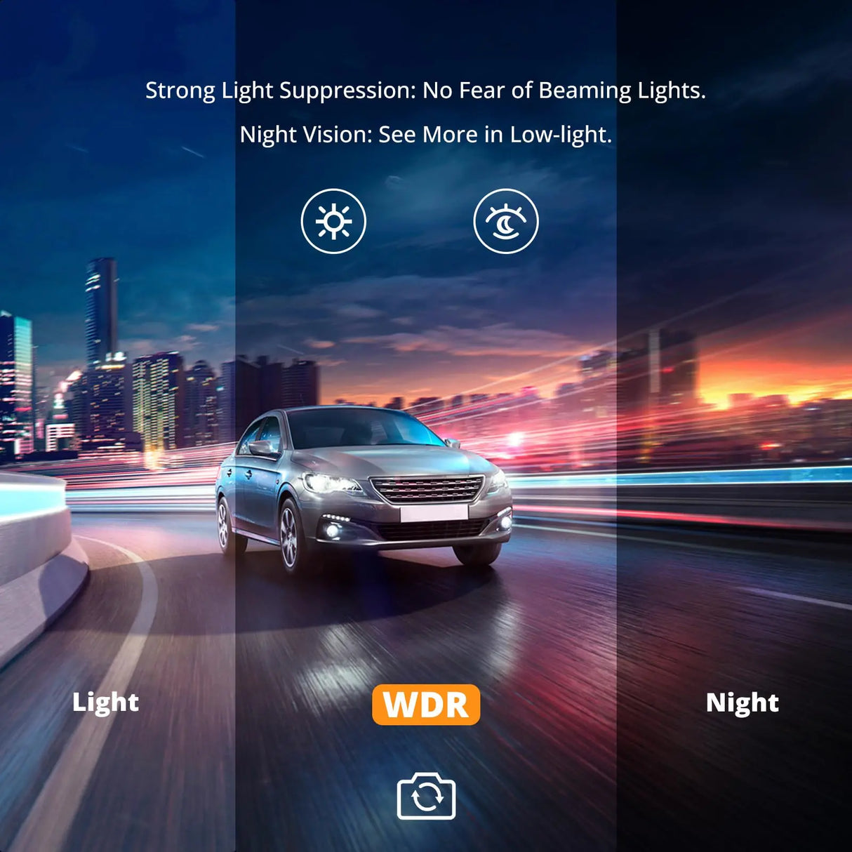 ATOTO AC-HD04LR Caméra de Recul Voiture 1080P HD, Vue Directe sur Écran, Vision Nocturne, Étanche IP67, Grand Angle 168°, Compatible Autoradios ATOTO P5/P9