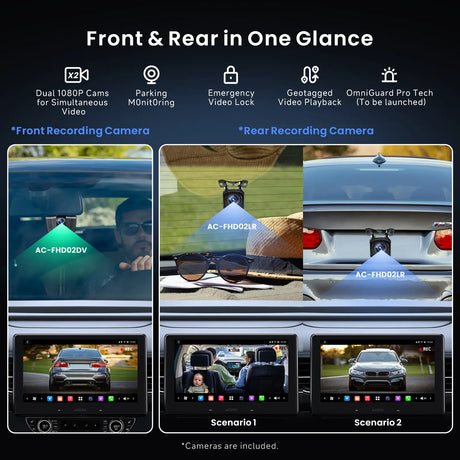 ATOTO X10G110E-R3 Car Stereo Android GPS 10" Radio 4G LTE AI Agent Front & Rear cameras