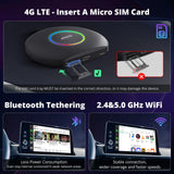 ATOTO CB6B CarPlay AI Box Ring Kit – Smart Android System, Wireless Apple CarPlay & Android Auto, In-Car Multimedia