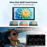 ATOTOEXCEL Autoradio 2 Din con Ricezione DAB+, Wireless Carplay & Android Auto, 7 pollici QLED Schermo per Auto con Bluetooth, Ricarica Rapida, Mirrorlink, HD LRV, AM/FM/AUX