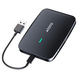 ATOTO CB4A Wireless CarPlay Adapter, AI Box 5-in-1 Car Smart Box with 5G WiFi, Supports Android Auto, YouTube, Netflix – For OEM Wired CarPlay, Plug & Play