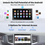 ATOTO A6PF 2G+32G Android Autoradio 2 Din 7" Écran Tactile QLED avec Dab+, CarPlay sans Fil, Android Auto sans Fil, MirrorLink, Suivi GPS, Partage réseau Wi-FI/USB/BT, Dual Bluetooth, A6G2B7PF