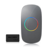 ATOTO CB4CT Adattatore CarPlay Wireless AI Box, OBD II, Android Auto & CarPlay Senza Fili, Android 13 OS 2G+16G, Box Multimediale Auto per YouTube/Netflix, 4G/WiFi/Bluetooth Doppio, OTA, Grigio