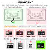 ATOTO AC-FCR01W Fotocamera frontale HD 1080P, Angolo di visione ampio 150°, Forte soppressione della luce, con sensore G incorporato, Compatibile solo con ATOTO selezionato X10/P8 Serie