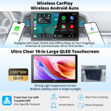 ATOTO X10G211E 10" QLED Android Car Stereo - 8GB/128GB, Wireless CarPlay/AA, 4G LTE, Dual Mic, HDMI, GPS
