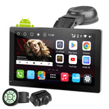 【RevcarX 】Autoradio Android with 4G LTE, RevcarX 9 Pollici HD 1280x 720 Autoradio Portatile 4+32G, Telecamera posteriore 1080P, CarPlay Senza Fili & Android Auto, Tracciamento GPS, Bluetooth, HDMI Unterstützt