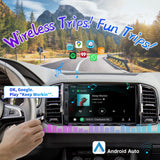 ATOTO F7 WE 7-Zoll Digital Media-Receiver, Doppel-Din-Radio mit Bildschirm, Wireless CarPlay &amp; drahtloses Android Auto, Mirror Link, HD LRV, FM/AM/Phone GPS Navi, Schnellladung, F7G2A7WE