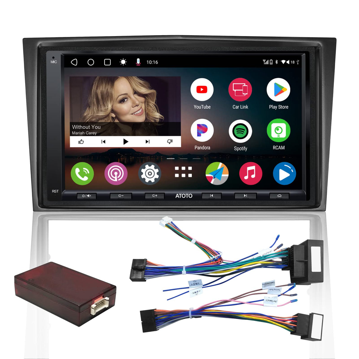 ATOTO A6PF 7Pollici Android Autoradio 2 DIN kompatibel mit Alcuni Modellen Opel Astra/Vivaro/Zafira/Combo/Meriva, Carplay ohne Kabel, 2 Bluetooth, Tethering WiFi/BT/USB, HD LRV, 2G+32G,A6OP07APF