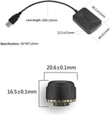 ATOTO AC-UTP1 Sensori TPMS USB per Monitoraggio Pressione Pneumatici (Sensori Esterni) – Compatibile con ATOTO A5/A6/S8/P9/X10