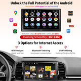 ATOTO A6G2C7PP 7" Double DIN Android Car Stereo, Touchscreen, Wireless CarPlay & Wireless Android Auto, Dual Bluetooth, MirrorLink, GPS Tracking, WiFi/BT/USB Tethering, 4G+64G