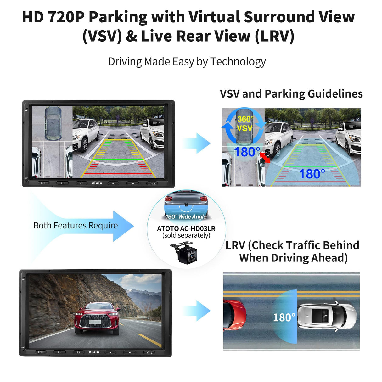 ATOTO S8OP07A4MS Doppel-Din-Autoradio kompatibel mit Opel Astra/Vivaro/Zafira/Combo, 7" Auto-Navigation, Wireless Carplay &amp; drahtloses Android Auto, GPS-Tracking, eingebautes 4G, 2 Bluetooth, 4G+32G