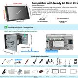 ATOTO S8VW07A4MS 7" Double DIN Android Car Stereo,Car Radio Compatible with VW Volkswagen Jetta/Tiguan/Golf/Passat,GPS Tracking, Built-in 4G, Dual BT, 4+32G