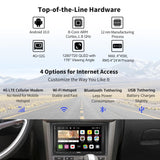 ATOTO S8OP07A4MS Doppel-Din-Autoradio kompatibel mit Opel Astra/Vivaro/Zafira/Combo, 7" Auto-Navigation, Wireless Carplay &amp; drahtloses Android Auto, GPS-Tracking, eingebautes 4G, 2 Bluetooth, 4G+32G