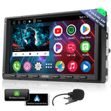 ATOTO A6G2A7PL 7" Android Double DIN Car Stereo, QLED Touchscreen, Wireless CarPlay & Android Auto, GPS, Dual Bluetooth, WiFi/BT/USB Tethering, 4G+64G