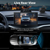 ATOTO AC-HD04LR Caméra de Recul Voiture 1080P HD, Vue Directe sur Écran, Vision Nocturne, Étanche IP67, Grand Angle 168°, Compatible Autoradios ATOTO P5/P9