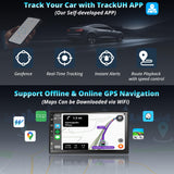 [ 4G LTE] Autoradio 2 Din Android - 4G+64G Autoradio Android 8Core, RevcarX DAB+ Radio, 7 Pollici QLED Touchscreen CarPlay Senza Fili & Android Auto, 36EQ DSP, Tethering WiFi/BT/USB (LTE 4+64G)