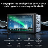 ATOTO X10G2B7E-R3 7" QLED Autoradio Android 2 Din, 8+128G, Carplay sans Fil & Android Auto, 4G LTE, Assistant Vocal IA, Suivi GPS, Microphone Double & Bluetooth,Dash Cam, LRV, Entrée HDMI