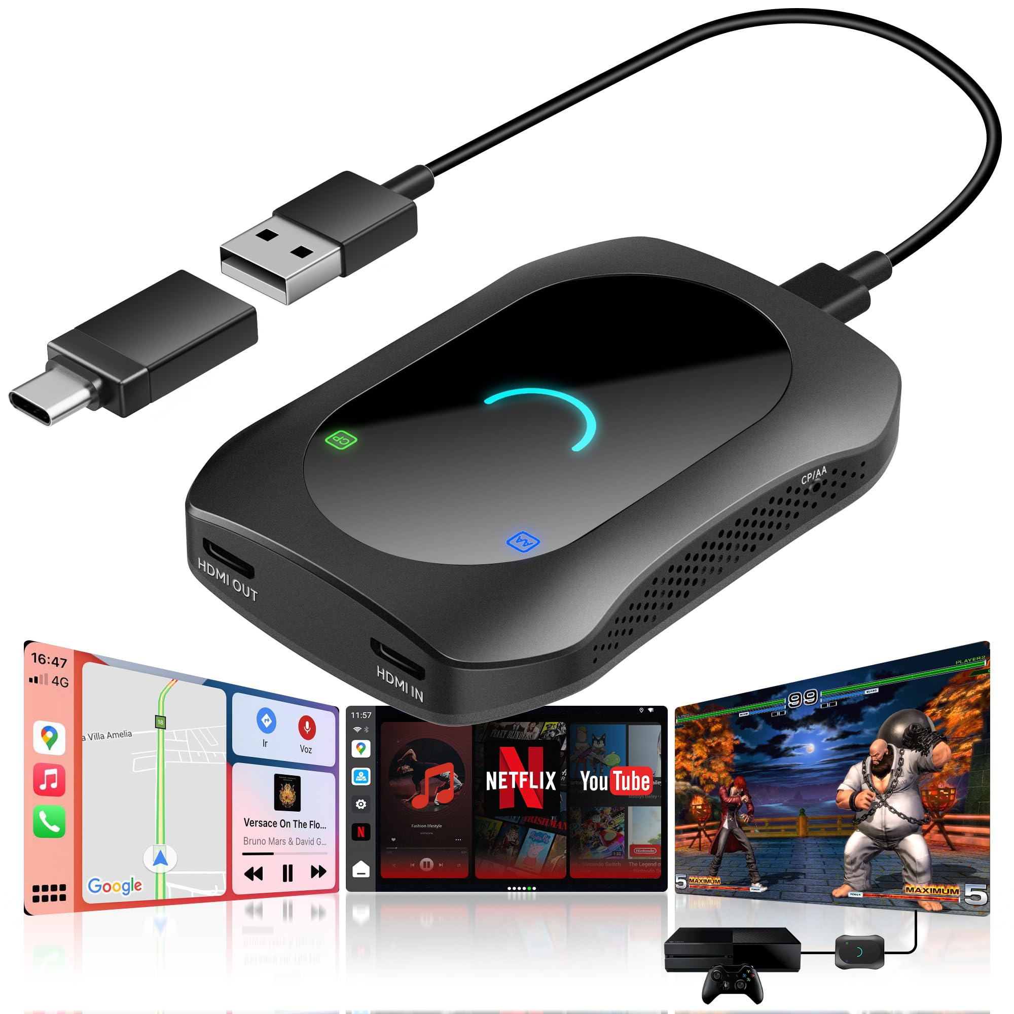 新品 CarPlay AI Box Android 13アダプター nano 新品 CarPlay AI Box Android 13アダプター nano 新品 CarPlay AI Box