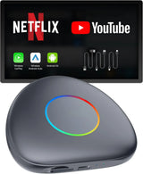 ATOTO CarWave CB6C Wireless CarPlay Adapter Android AI Box, 4G LTE Car Video Streaming Box for iPhone & Android Auto, Plug & Play, ChatGPT, YouTube, Netflix, TikTok, 4G+64G