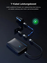 ATOTO CB4A-BK Drahtloser CarPlay Adapter – Magic AI Box mit Dual-WiFi, Wireless CarPlay Box für Fahrzeuge mit kabelgebundenem CarPlay & Android Auto, YouTube & Netflix Unterstützung