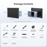 ATOTO X10G225E 12.5" QLED Double Din Car Stereo, AI Android, 8G+128G, 4G LTE, Wireless CarPlay & Android Auto, Dual Bluetooth & WiFi, 7.1.2 Channel Audio, Hi-Volt RCA, 36-Band EQ, HDMI Input