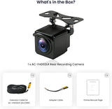 ATOTO AC-FHD02LR 1080P Backup Camera, WDR, GPS Playback, 140º Wide, IP67, Night Vision, Loop Recording, LRV, for X10 Series