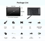 ATOTO P5 9 Zoll Navigationssystem mit 1080P Rückfahrkamera, QLED Touchscreen, Wireless CarPlay &amp; Android Auto, tragbares Autoradio, MirrorLink, FM, AUX