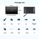 ATOTOEXCEL P5 Autoradio Portatile con CarPlay Senza Fili, Android Auto Senza Fili, 9 Pollici 1028x720 QLED Touchscreen Schermo Per Auto, con telecamera posteriore da 1080P, Mirror Link/FM/AUX