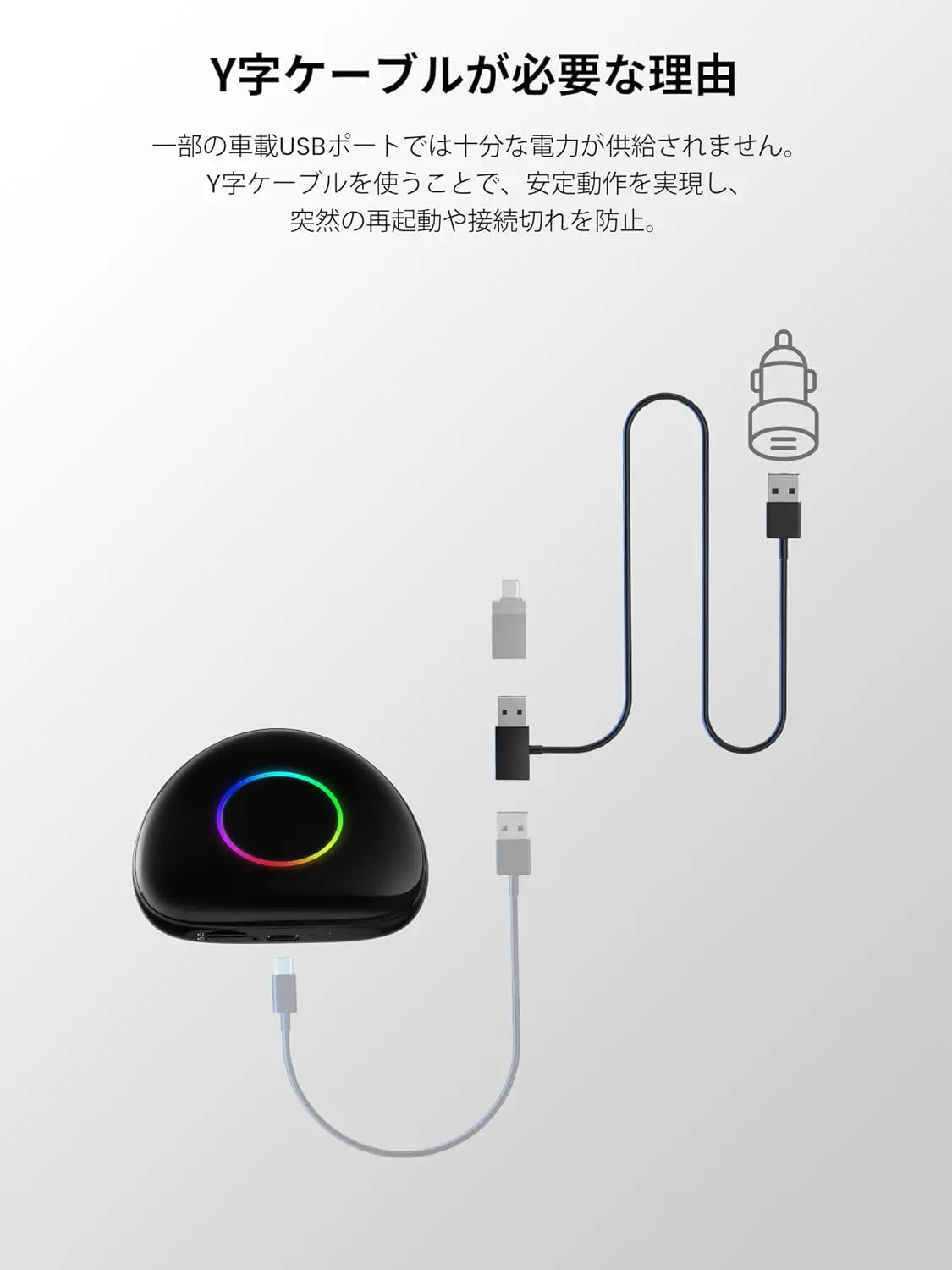 ATOTO CarWave CB6 ワイヤレスアダプター Magic Box、ワイヤレス ATOTO CarWave CB6 ワイヤレスアダプター Magic Box、ワイヤレス