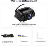 ATOTO AC-HN9CBV1 Innenraumkamera Rückwärts (Vorne Montiert), AHD 1080p 30fps, Starlight-Nachtsicht, 135° Weitwinkel, Loop-Aufnahme, Parkmodus, V10 Serie