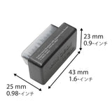 ATOTO AC-4450 Bluetooth OBDII/OBD2 診断スキャナー - A5&amp;A6&amp;S8&amp;X10&amp;P9 シリーズ Android カーステレオ専用、Torque アプリ互換