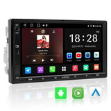 ATOTOZONE A5L Android Radio Coche 2 DIN, 7" Cargadores de Medios Digitales, CarPlay/Android Inalámbrico, Conexión a Internet WiFi/BT, Cámara Trasera,Bluetooth, MirrorLink,48-B EQ DSP, 2G+32G,FM/AUX